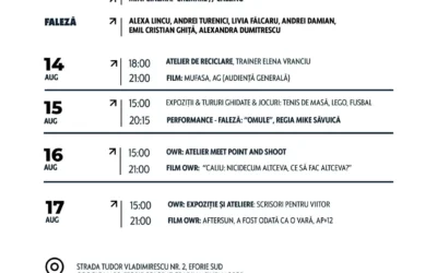 Eforie Colorat: Artă, Film și Cultură în Grădina Cinemascop (14-17 august)