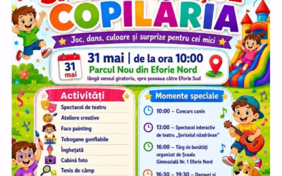 Sărbătoarea Copilăriei la Eforie Nord: Activități pe 31 mai, în Parcul Nou