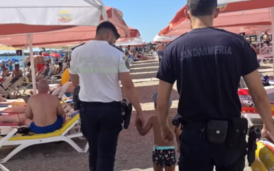 Intervenție de succes la Eforie Nord: Copil pierdut pe plajă, identificat rapid. Recomandările salvamarilor pentru părinți