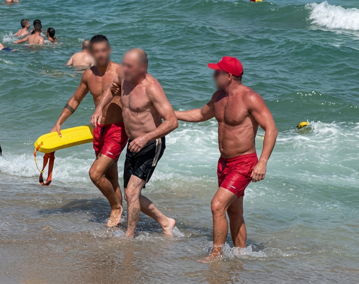 Inconștiență incredibilă la Eforie Nord: un turist a fost salvat de două ori din mare în aceeași zi
