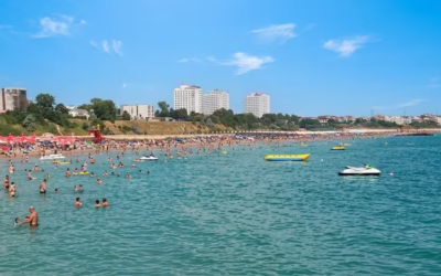 Vremea în Eforie, 04 august: Condiții de baie, evoluția temperaturilor și indicele UV pe ore