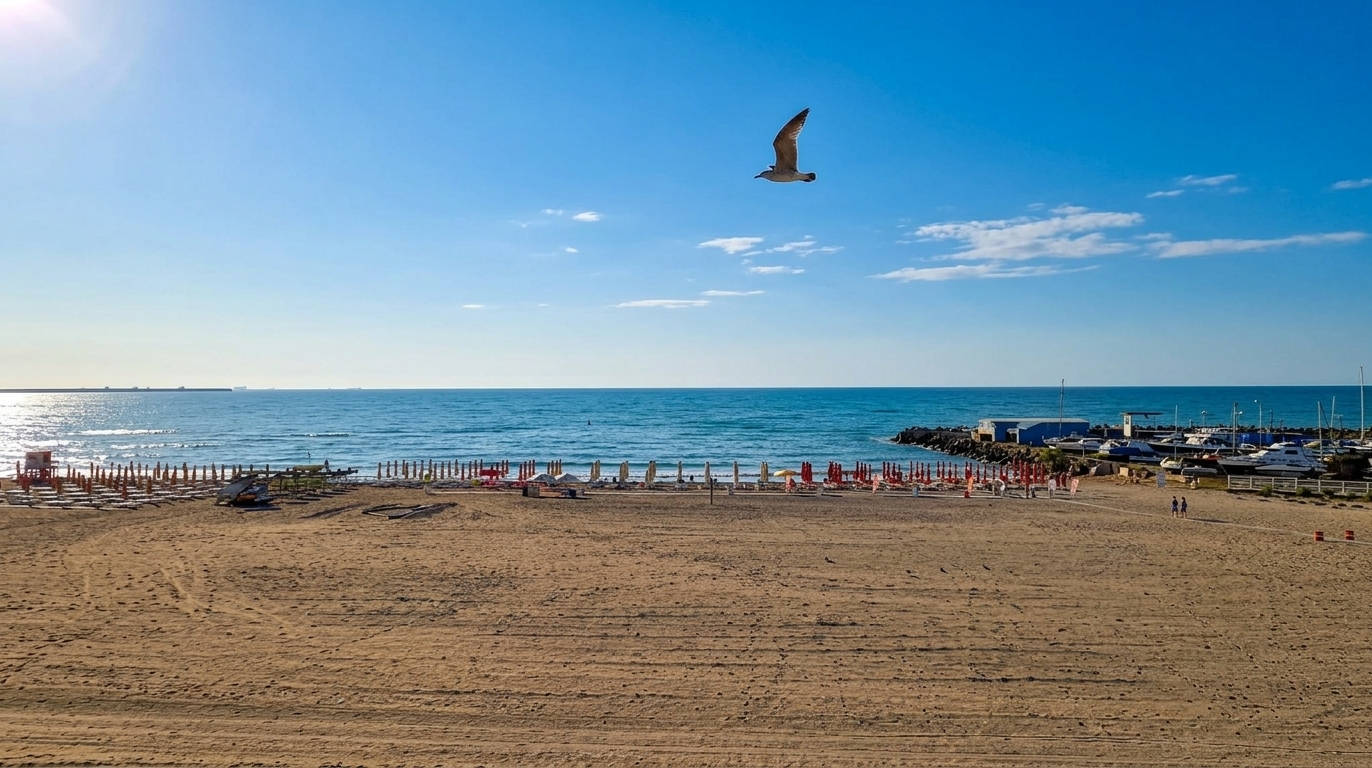 Vremea azi în Eforie, 24 august 2026: Plajă însorită, mare limpede ca oglinda și condiții excelente de scăldat